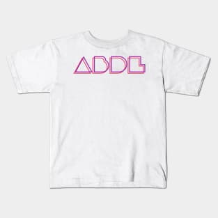 ABDL - Retro Pink & Purple Kids T-Shirt